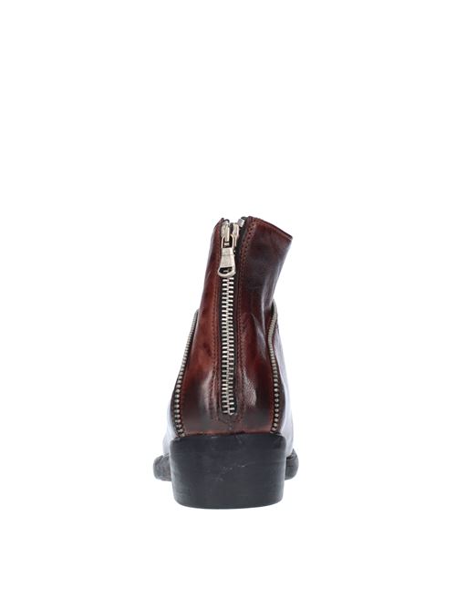Leather ankle boots JP/DAVID | 3609/3 PAPUAMARRONE BRUCIATO